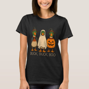 Grappig Eend Eend Boo Halloween Kostuum Eend T-shirt