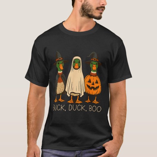 Grappig Eend Eend Boo Halloween Kostuum Eend T-shirt (Voorkant)