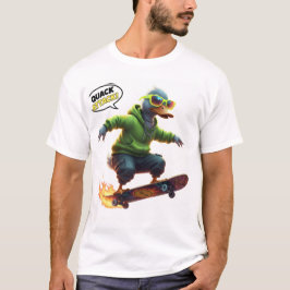 Grappig Eend Graphic T-shirt voor Skaters & Trendy