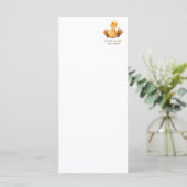 Grappig Eend Menu Glimlachen - Aangepaste tekst (Staand voorkant)