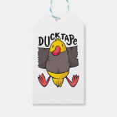 Grappig Eend Tape Cadeaulabel (Voorkant)
