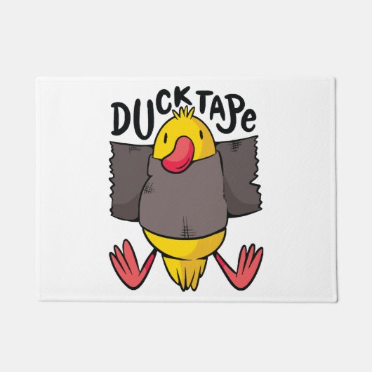 Grappig Eend Tape Deurmat (Voorkant)