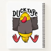 Grappig Eend Tape Notitieboek (Achterkant)