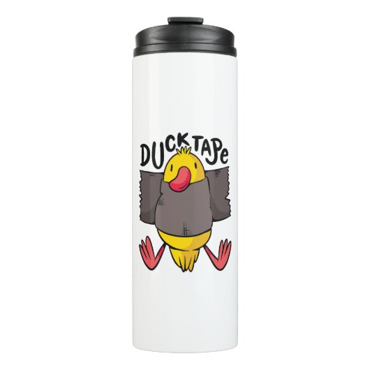 Grappig Eend Tape Thermosbeker (Voorkant)