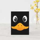 Grappig Eendengezicht Kostuum Voor Mannen Volwasse Kaart (Gele Bloem)