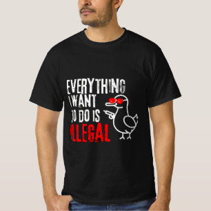 Grappig eendje T-shirt