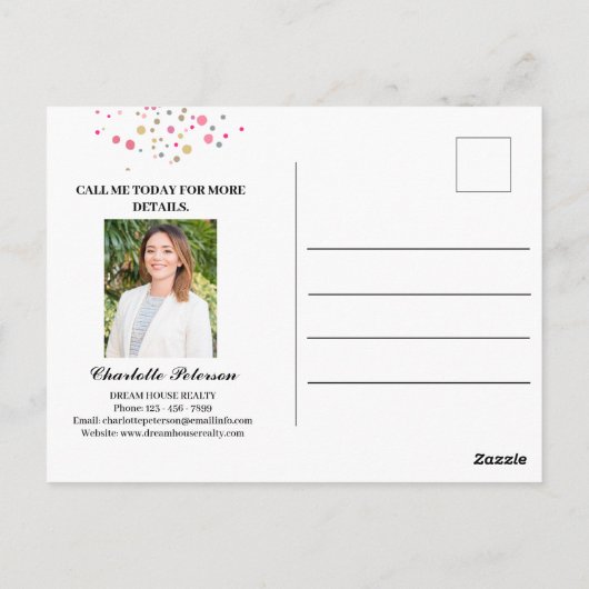 Grappig eenhoorn thema net vermeld ONROEREND GOED Briefkaart (Achterkant)