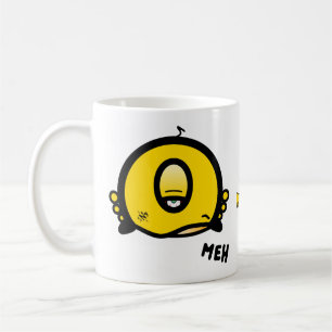 Grappig Eenoog Tekenfilm “Meh” Koffie Humor Koffiemok