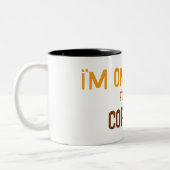 Grappig Eenvoudig Ontwerp Tweekleurige Koffiemok (Links)