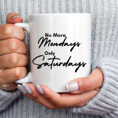 Grappig eenvoudig pensioen koffiemok