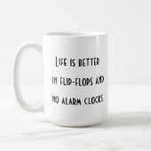 Grappig eenvoudig pensioen opa koffiemok (Links)