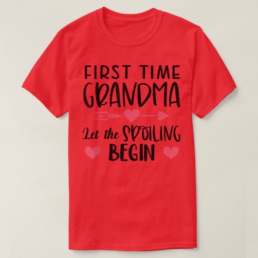 Grappig, eerste keer dat oma laat zien dat het spi t-shirt (Design voorkant)