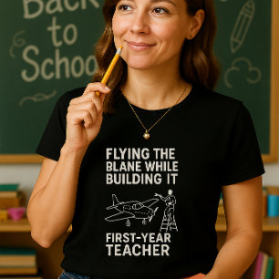 Grappig eerstejaars lerarenshirt, Schattige lesgev T-shirt