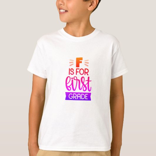 Grappig eersteklas kind cadeau t-shirt (Voorkant)