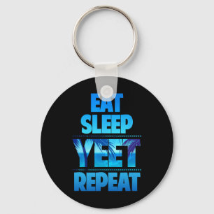 Grappig Eet Slaap Toch Herhaal  Sleutelhanger