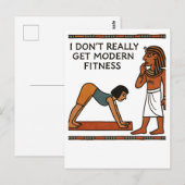 Grappig Egyptisch Fitness Humor Briefkaart (Voorkant / Achterkant)