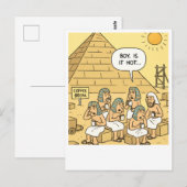 Grappig Egyptisch koffiepauze Briefkaart (Voorkant / Achterkant)