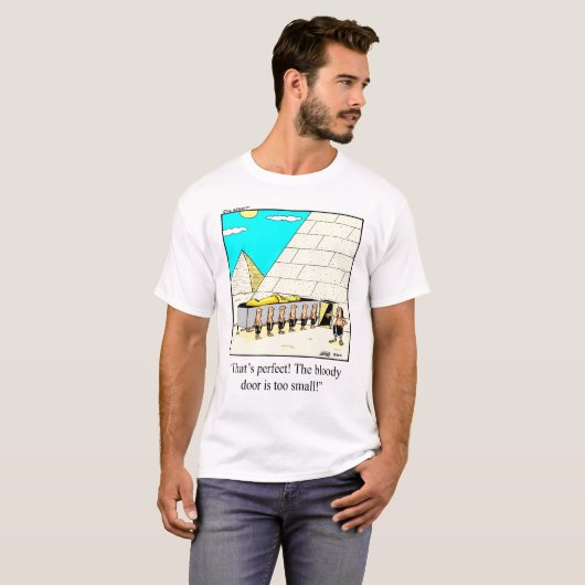 Grappig Egyptisch Mummy T-shirt (Voorkant volledig)