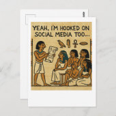 Grappig Egyptisch Social Media Humor Briefkaart (Voorkant / Achterkant)