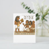 Grappig Egyptisch Valuta Humor Briefkaart (Staand voorkant)