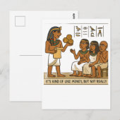 Grappig Egyptisch Valuta Humor Briefkaart (Voorkant / Achterkant)