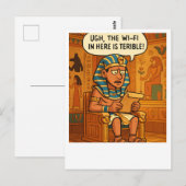Grappig Egyptisch Wi-Fi Humor Briefkaart (Voorkant / Achterkant)