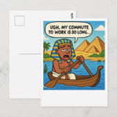 Grappig Egyptisch woon-werkverkeer Briefkaart (Voorkant / Achterkant)