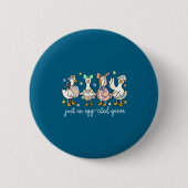 Grappig Ei Geciteerde Gans Grappig Grappig Ronde Button 5,7 Cm (Voorkant)