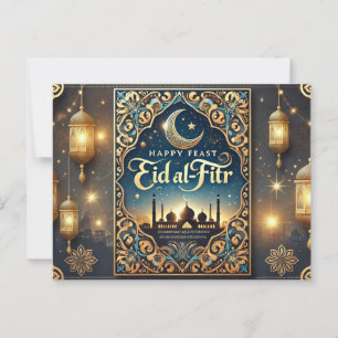 Grappig Eid Mubarak – Elegante islamitische groet Briefkaart