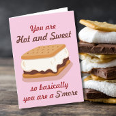 Grappig eigenlijk ben je een S'more Valentijnsdag Feestdagen Kaart