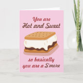 Grappig eigenlijk ben je een S'more Valentijnsdag Feestdagen Kaart (Voorkant)