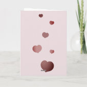 Grappig eigenzinnig hartslag Valentijns Wenskaart Bedankkaart (Achterkant)