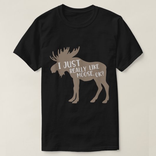 Grappig eland liefhebber citaat ontwerp t-shirt (Design voorkant)