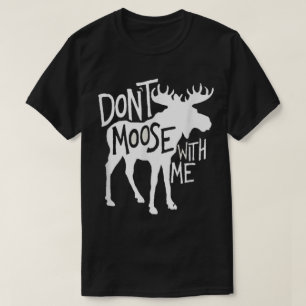 Grappig eland woordspelingontwerp voor natuur en d t-shirt