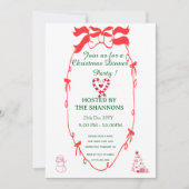 Grappig Elegant Kerstfeest Kaart (Voorkant)