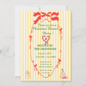 Grappig Elegant Kerstfeest Kaart (Voorkant)