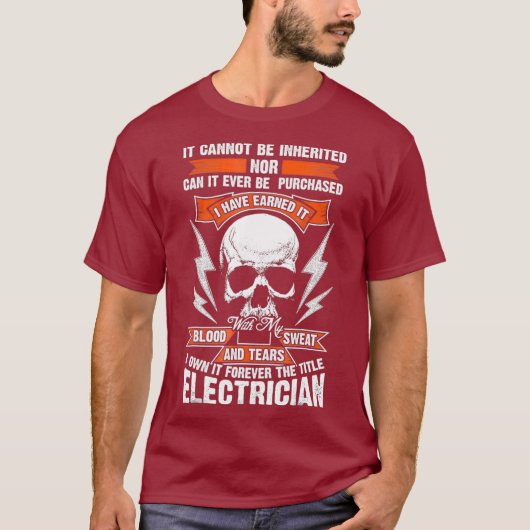 Grappig Elektricien Gift Grote Unie Meme (2) T-shirt (Voorkant)
