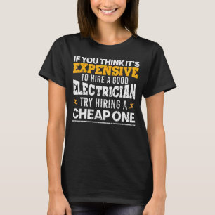 Grappig elektrolytische kunst voor mannen pap elec t-shirt