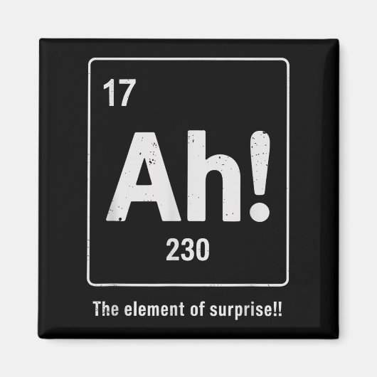 Grappig element van verrassing magneet (Voorkant)