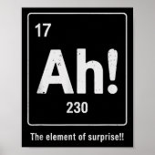 Grappig element van verrassing poster (Voorkant)