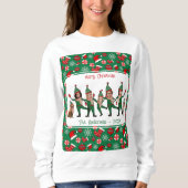 Grappig elf je familie van 7 lelijke kerst trui (Voorkant)