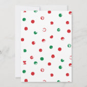 Grappig Elf Kerstfeest Kaart (Achterkant)