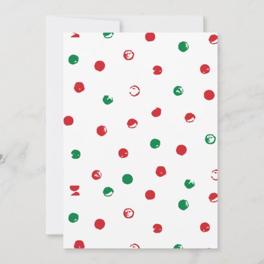 Grappig Elf Kerstfeest Kaart (Achterkant)