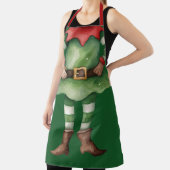 Grappig Elf Lichaam Kerstcadeau Schort (Insitu)