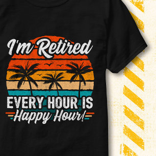 Grappig Elk Uur Is Happy Hour Spreuk Ik Ben Met Pe T-shirt