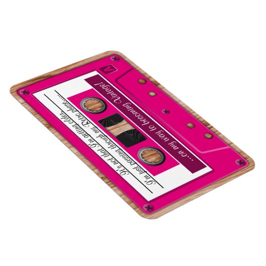 Grappig elke kleur groeiende oude retro Cassetteba Magneet (Rechterzijde)