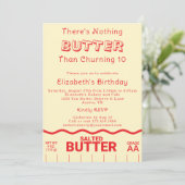 Grappig Elke Leeftijd Kinder Boter Thema Verjaarda Kaart (Staand voorkant)