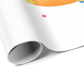 Grappig Emoticon Feestje Cadeaupapier (Rol Hoek)