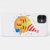 Grappig Emoticon Feestje Case-Mate iPhone Case (Achterkant (horizontaal))