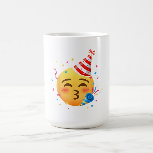 Grappig Emoticon Feestje Koffiemok (Center)